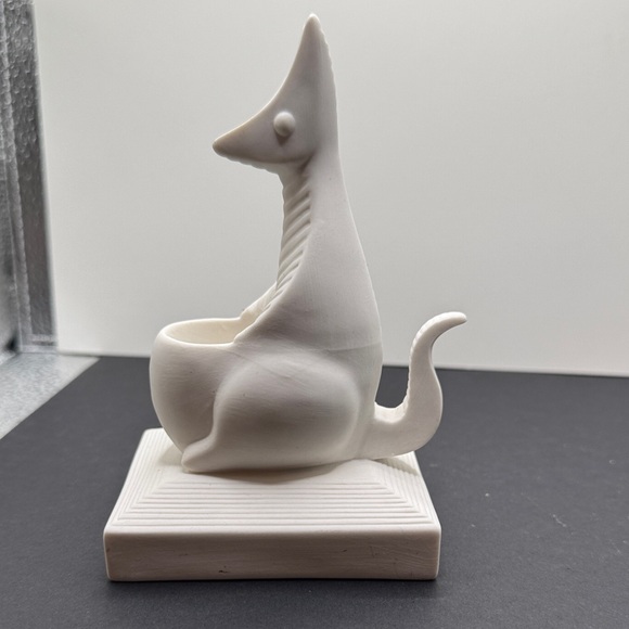 Jonathan Adler Kangaroo Match Strike White Ceramic - Picture 3 of 9